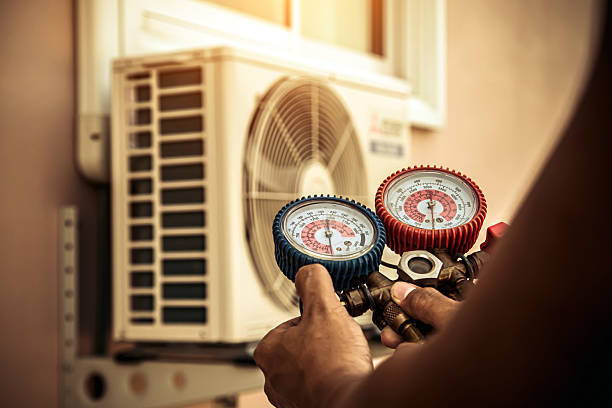 Professional Hvac Installation technician working in Lucerne, IN